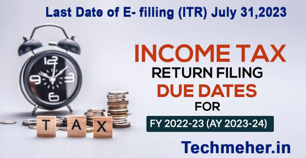 How to File Income Tax Return - Income Tax E-filling login - Income tax portal - Income Tax Return file Last Date 2023-24